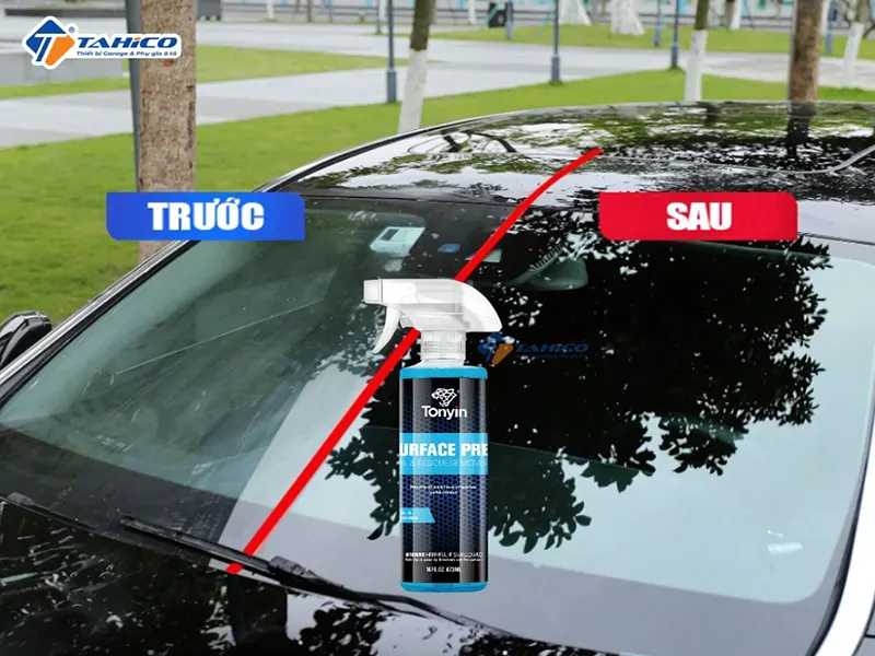 Tẩy ố kính Tonyin Surface Prep Oil & Residue Remover | 473ml, 4 lít
