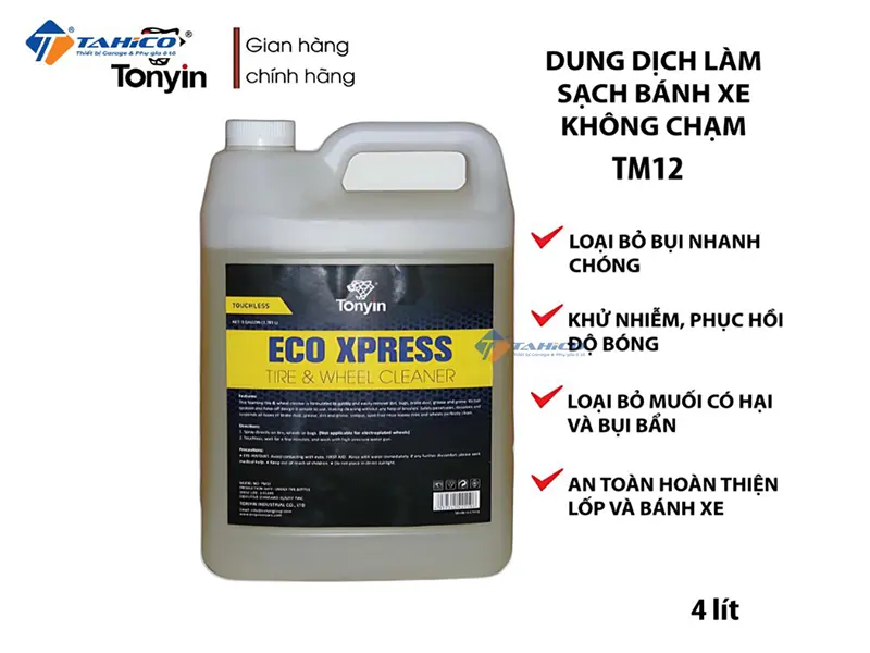 Đặc điểm Tonyin Eco Express Tire & Wheel Cleaner