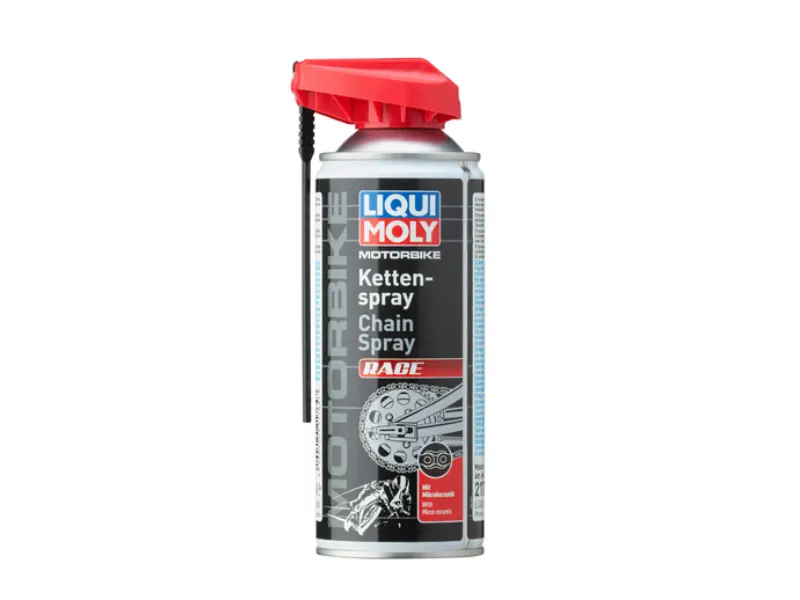 Xịt dưỡng sên Liqui Moly Motorbike Chain Spray Race 21764 400ml | Độ bám dính cao