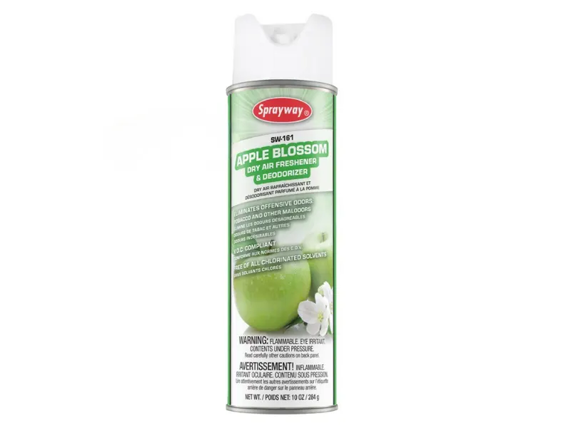 Xịt khử mùi đa năng Sprayway 161 Apple Blossom Dry Air và Fabric Deodorizer 284g