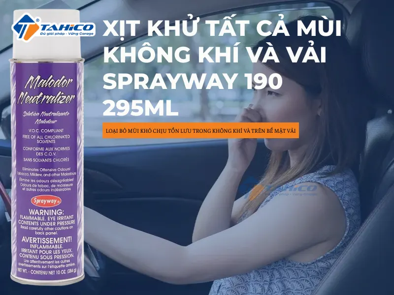 Xịt khử tất cả mùi không khí và vải Sprayway 190 295ml