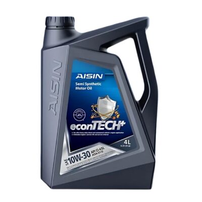 Nhớt động cơ diesel AISIN econTECH+ Semi Synthetic 10W-30 4 lít