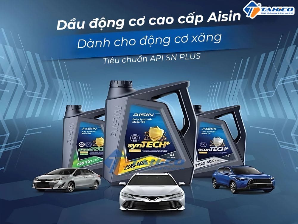 Nhớt động cơ xăng Aisin econTECH+ 10W-40 SN Plus
