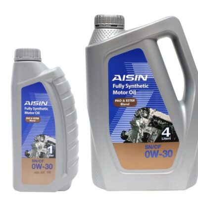 Nhớt động cơ Aisin Fully Synthetic (PAO & ESTER Blend) SN/CF 0W-30