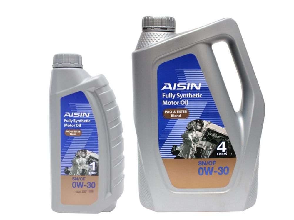 Nhớt động cơ Aisin Fully Synthetic (PAO & ESTER Blend) SN/CF 0W-30