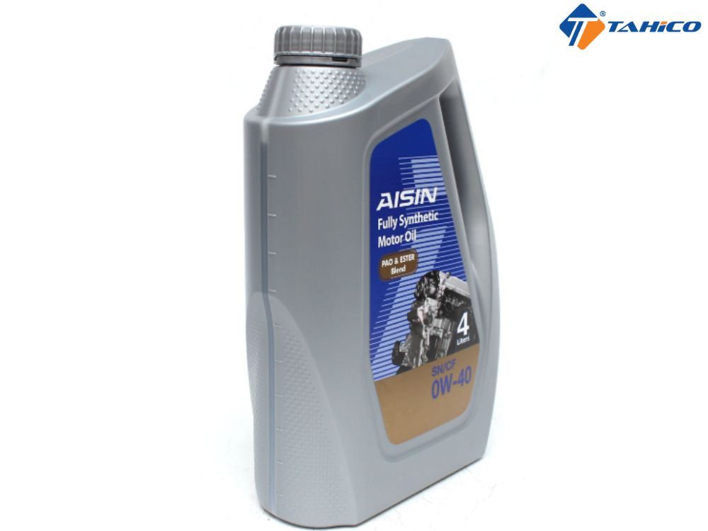 Nhớt động cơ Aisin Fully Synthetic SN/CF 0W-40 4 lít