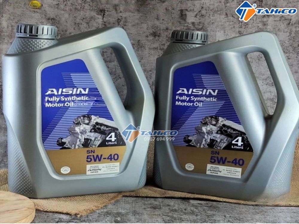 Dầu Aisin Fully Synthetic SN/CF 5W-30 T12 | 1 lít, 4 lít