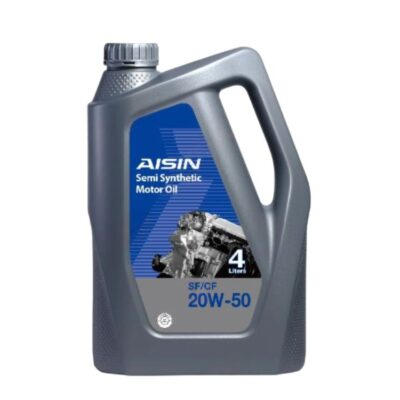 Dầu động cơ Aisin Semi Synthetic CF-4/SG 20W-50 4 lít