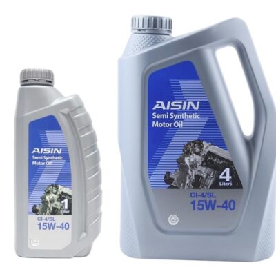 Dầu động cơ Aisin Semi Synthetic CI-4/SL 15W-40 | 1 lít, 4 lít