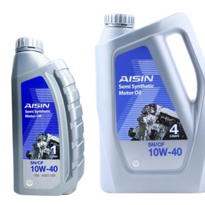 Dầu động cơ Aisin Semi Synthetic SN/CF 10W-40 | 1 lít, 4 lít