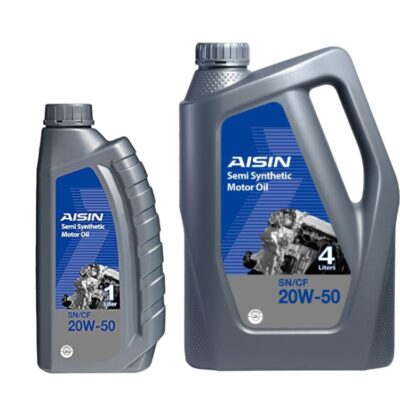 Dầu động cơ Aisin Semi Synthetic SN/CF 20W-50 | 1 lít, 4 lít