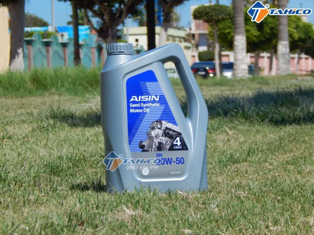 Dầu động cơ Aisin Semi Synthetic SN/CF 20W-50 | 1 lít, 4 lít