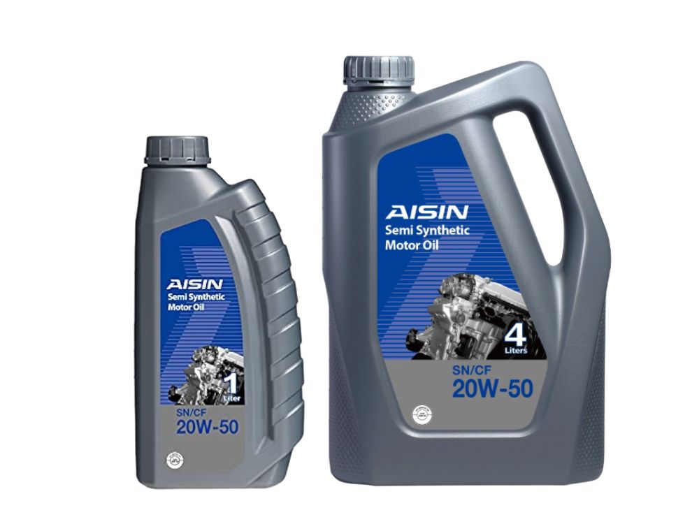 Dầu động cơ Aisin Semi Synthetic SN/CF 20W-50 | 1 lít, 4 lít