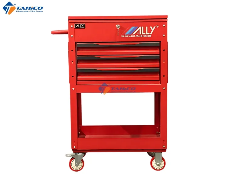 Xe đẩy đồ nghề, dụng cụ Ally QT-04N | 3 ngăn kéo