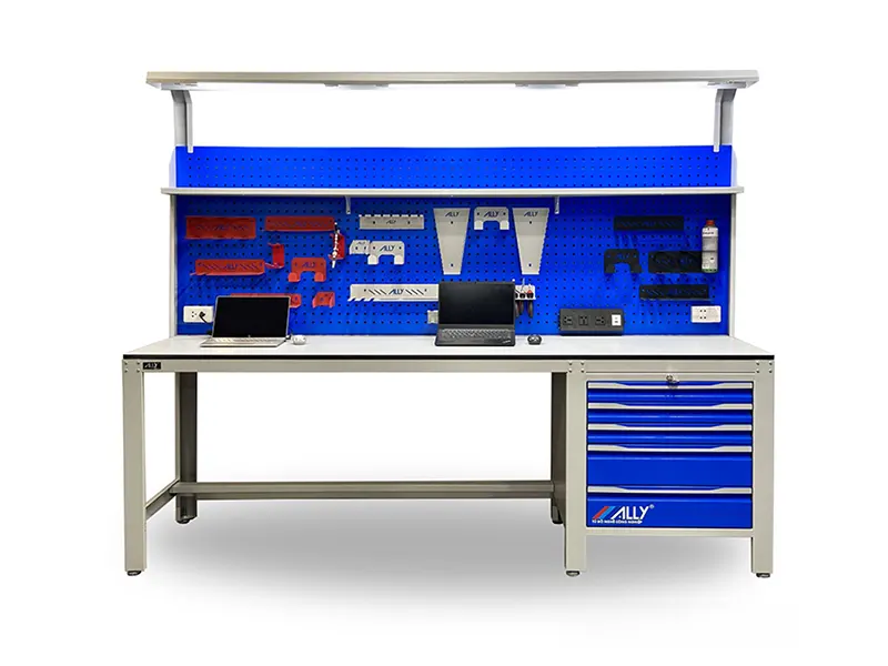Bàn thao tác cơ khí Ally QT-101D-2400 chịu tải 500kg