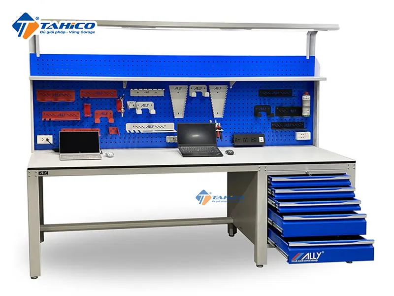 Bàn thao tác cơ khí Ally QT-101D-2400 chịu tải 500kg