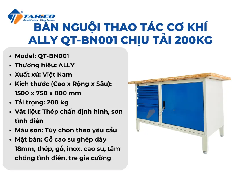 Đặc điểm tính năng Ally QT-BN001