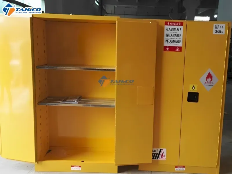 Tủ chống cháy đựng hóa chất Ally QT-CC01 | 3 ngăn