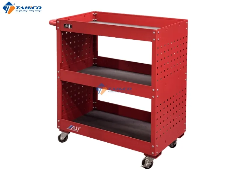 Xe đẩy dụng cụ 3 ngăn Ally QT-D03E | chịu tải 90kg