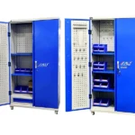 Tủ treo đồ nghề 2 cánh Ally QT-HC, QT-HC01 | 4 ngăn 3 vách