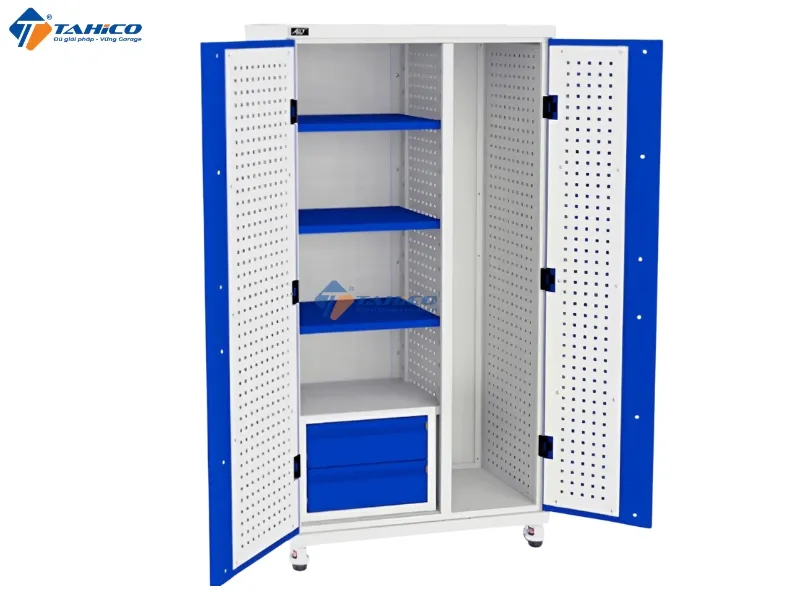 Tủ treo đồ nghề Ally QT-HC04 | 6 ngăn 2 cánh