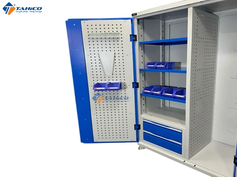 Tủ treo đồ nghề Ally QT-HC04 | 6 ngăn 2 cánh