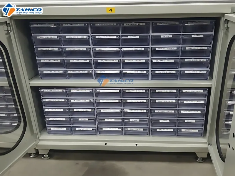 Tủ đựng linh kiện Ally QT-HC10 | 2 cánh