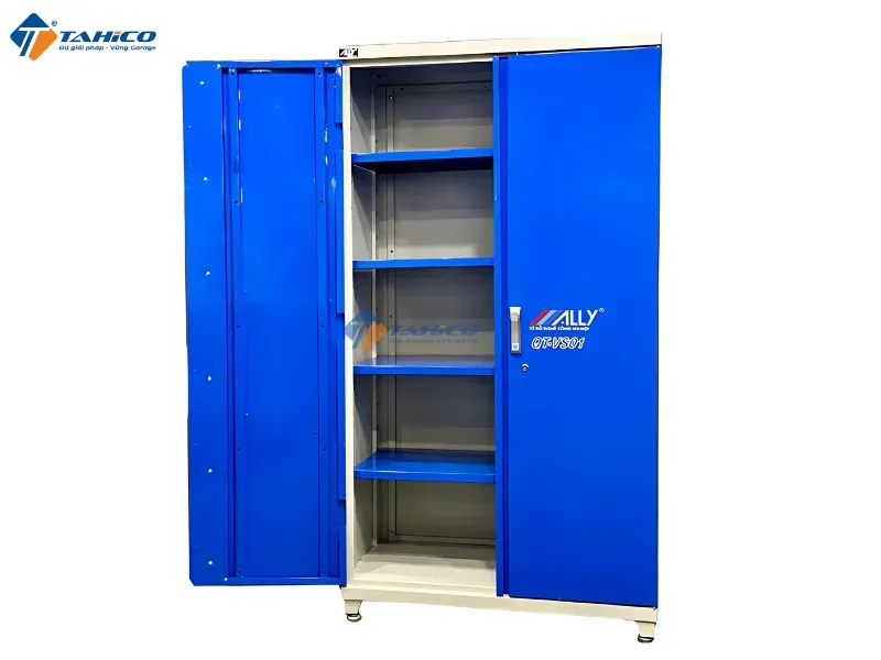 Tủ đựng dụng cụ vệ sinh nhà máy Ally QT-VS01 | 05 ngăn chứa