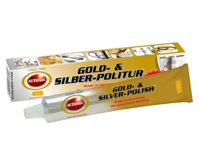 Vệ sinh vàng bạc Autosol Gold and Silver Polish 75ml