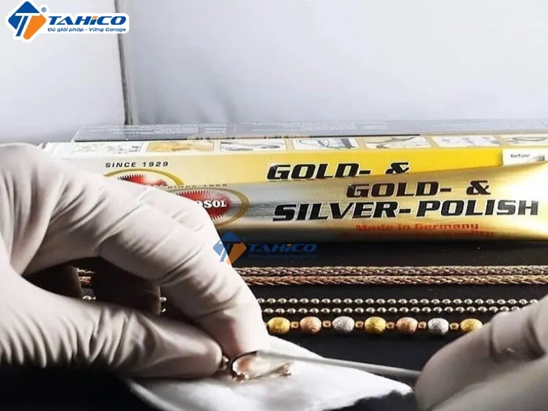 Vệ sinh vàng bạc Autosol Gold and Silver Polish 75ml