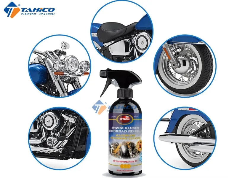 Dung dịch vệ sinh đa năng xe máy Autosol Waterless Motorbike Cleaner Spray 500ml