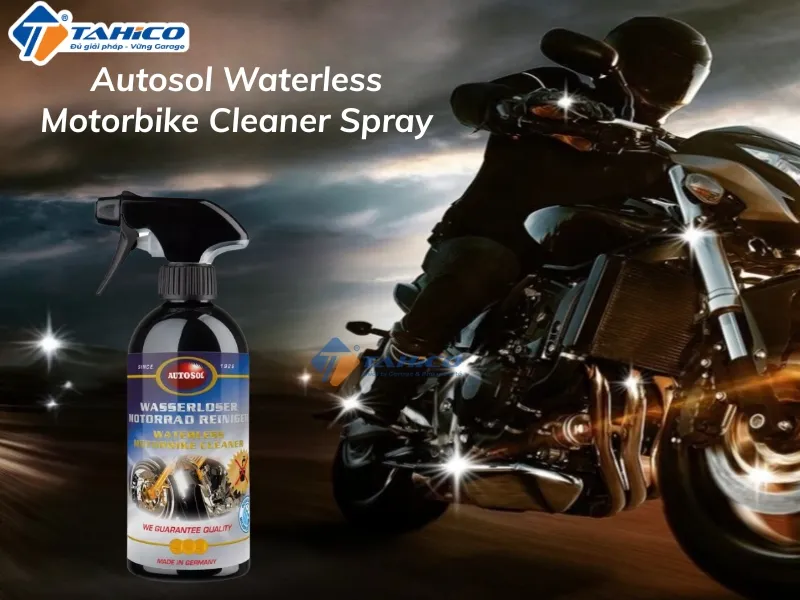 Dung dịch vệ sinh đa năng xe máy Autosol Waterless Motorbike Cleaner Spray 500ml