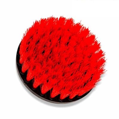 Bàn chải thảm tròn màu đỏ loại 4 inch 7011010 Maxshine