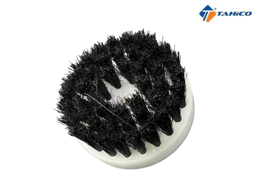 Bàn chải tròn gắn máy rung lệch tâm