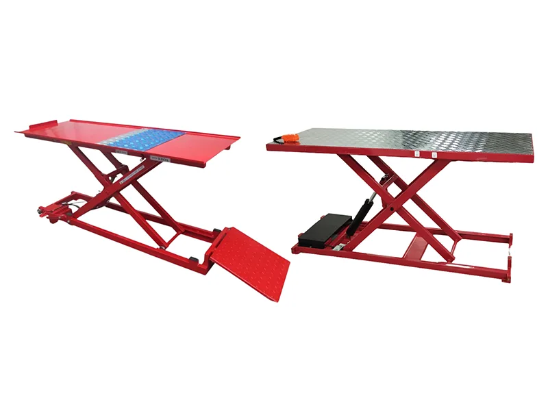 Bàn nâng sửa xe máy SHARK | Lắp Âm hoặc Lắp Nổi