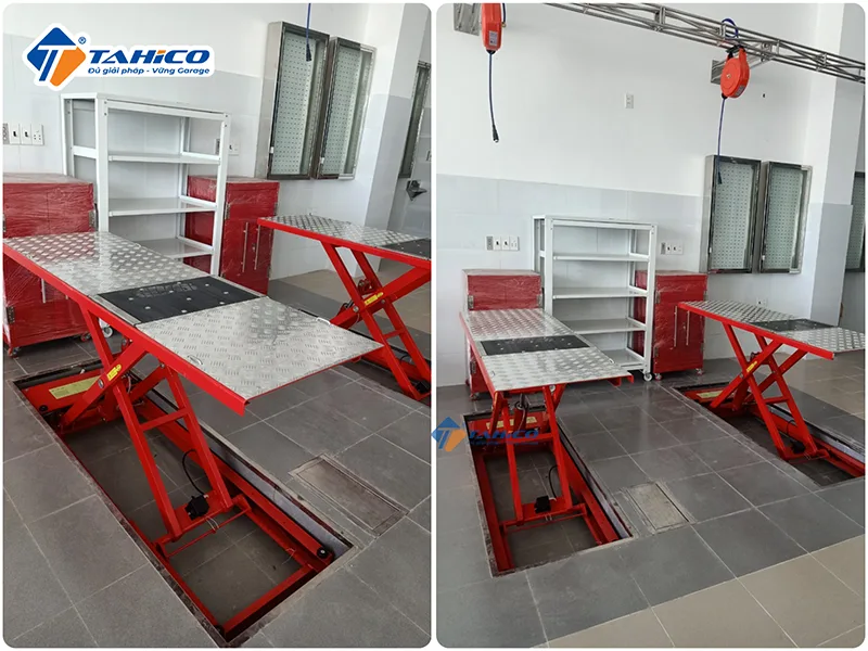 Bàn nâng xe máy âm nền Duy Đức BNANDD