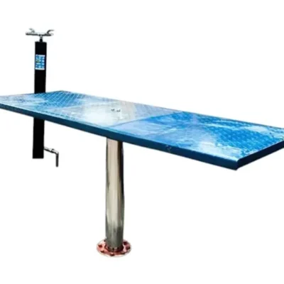 Bàn nâng xe máy, cầu nâng 1 trụ rửa xe máy tải trọng lớn 500kg