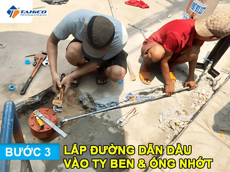 Ben nâng xe máy tải trọng lớn Tahico DC500 500kg