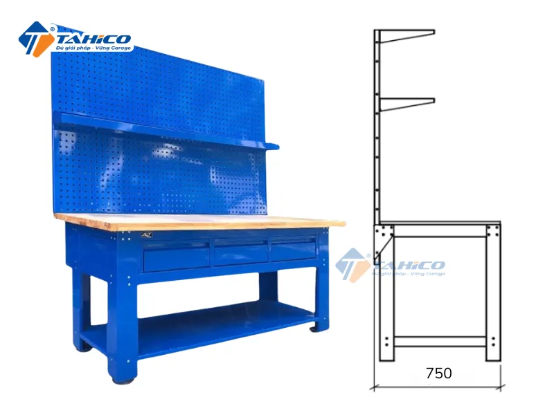 Bàn nguội cơ khí Ally QT-BN2011 chịu tải 1000kg