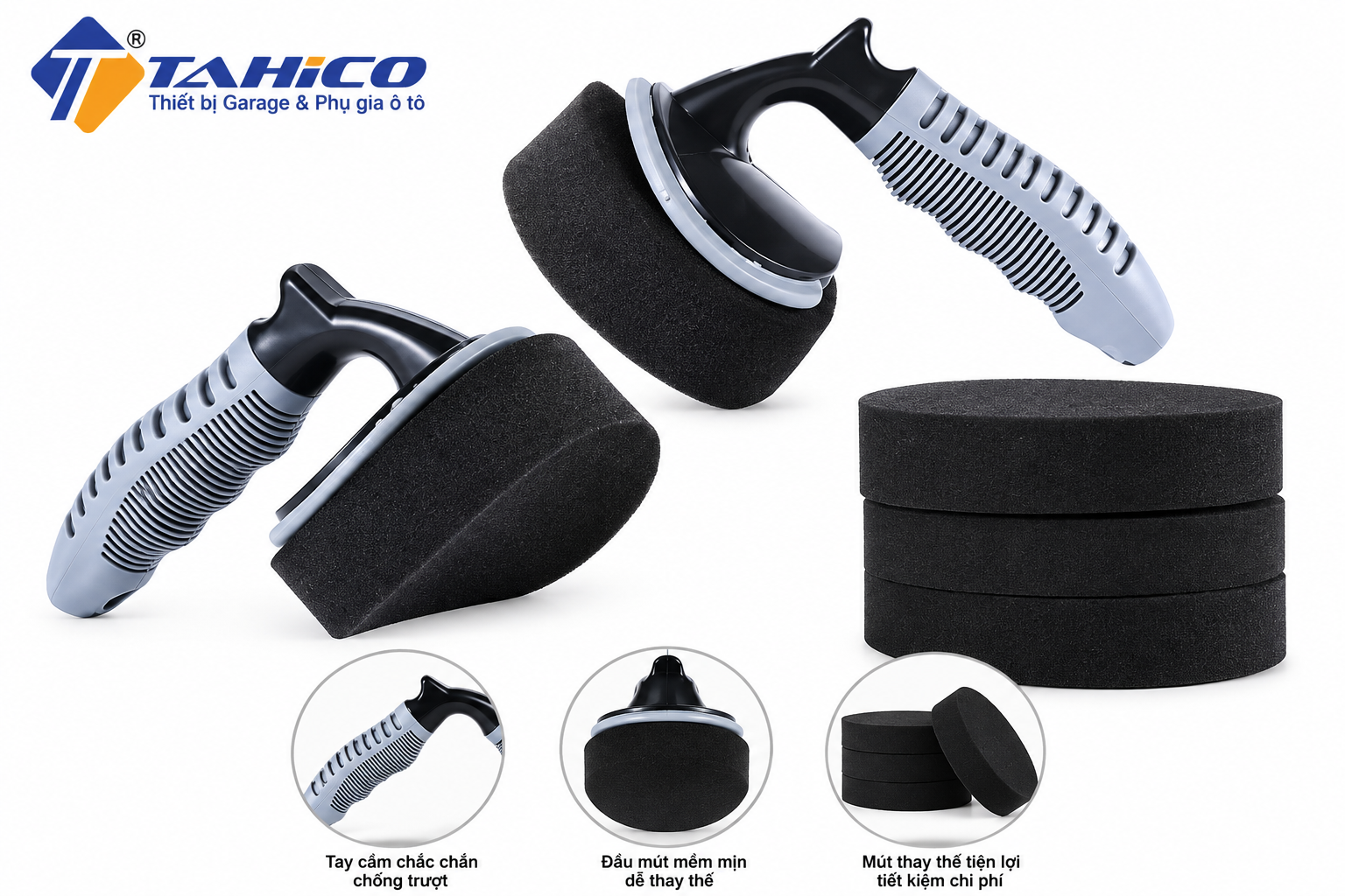 Bàn Chải Quét Dung Dịch Bóng Lốp TAHICO