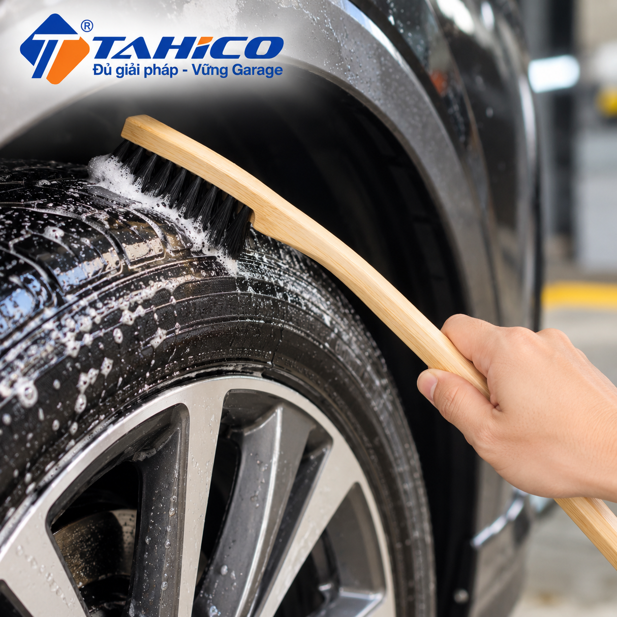 Bàn Chải Luồn Vệ Sinh Nội Ngoại thất Ô tô TAHICO