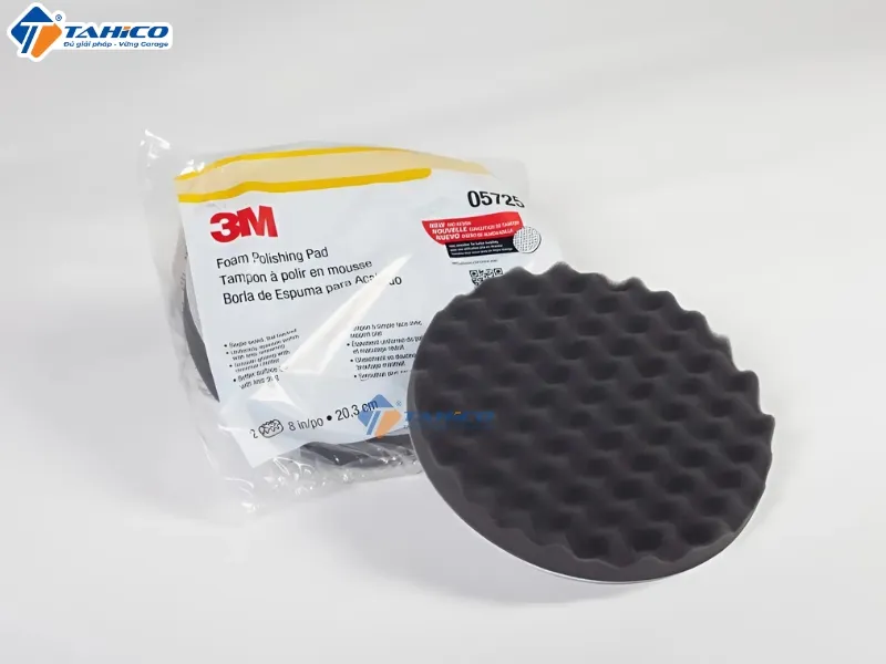 Bánh xốp đánh bóng 3M Finesse-It Hook-It Foam Polishing Pad 5-1/4, 8 inches