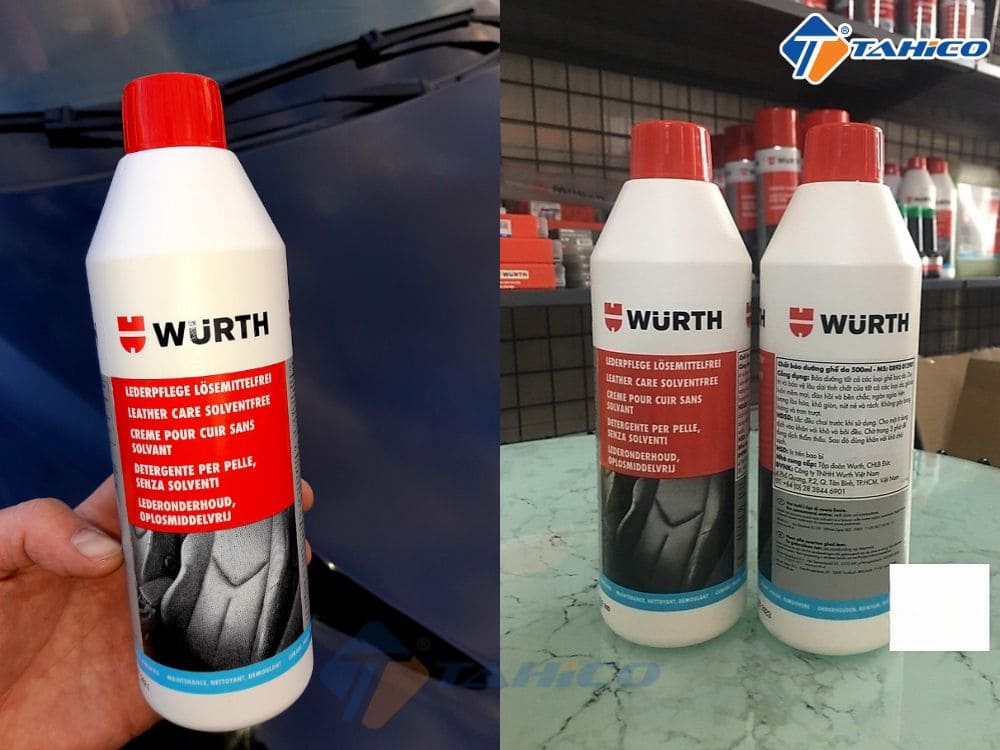 Bảo dưỡng ghế da Wurth Leather Care 500ml