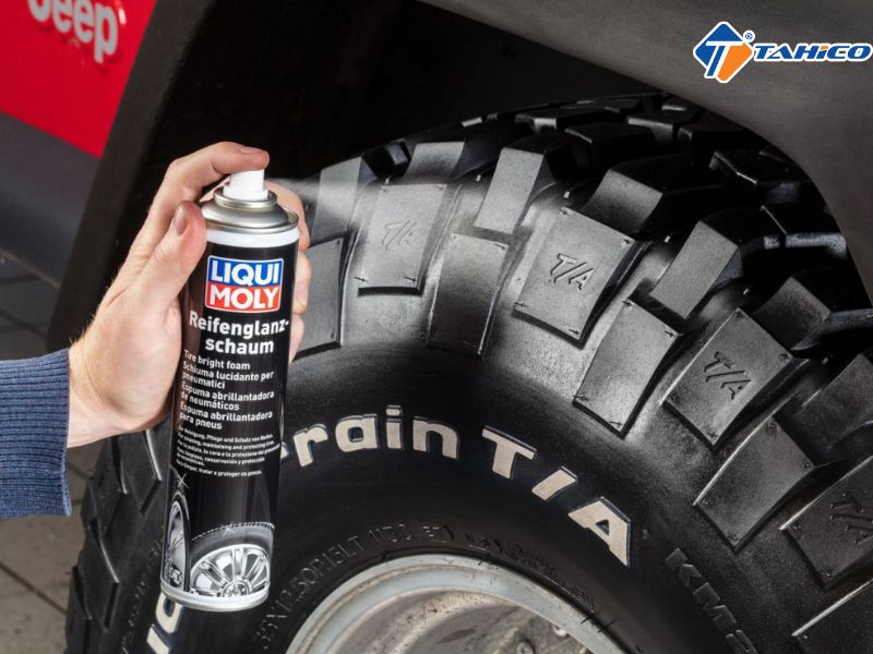 Bảo dưỡng lốp ô tô Liqui Moly Tire Bright Foam 400ml