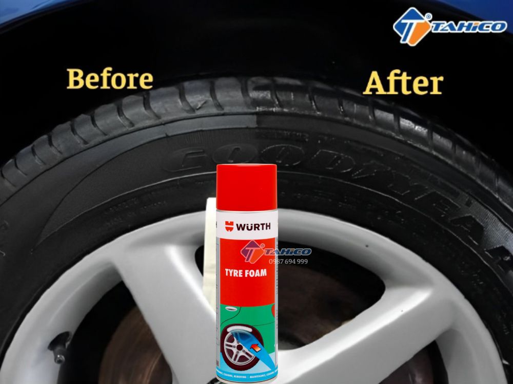 Bảo dưỡng lốp Wurth Tyre Foam 500ml