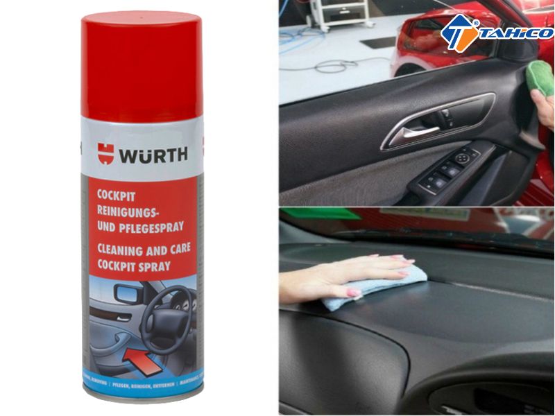 Bảo dưỡng nhựa trong xe Wurth Cockpit Cleaning & Care 400ml