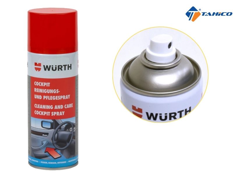 Bảo dưỡng nhựa trong xe Wurth Cockpit Cleaning & Care 400ml