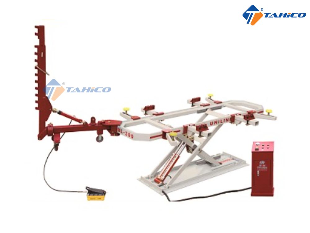 Đặc điểm bệ khung kéo nắn xe tai nạn lắp nổi Uniliner UL-300