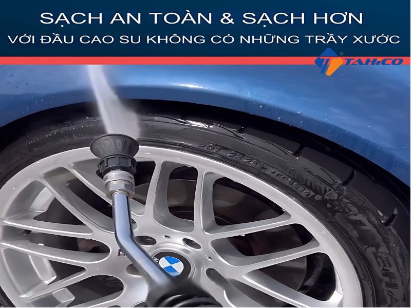 Béc loa inox kiểu Ý chụp cao su dẻo