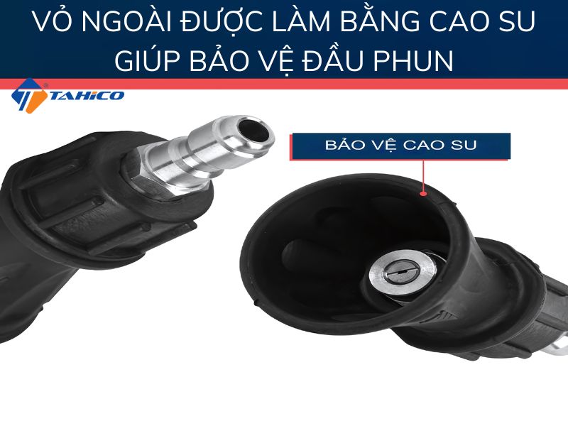 Béc loa inox kiểu Ý chụp cao su dẻo